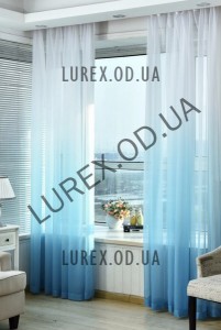 Шифон розтяжка блакитний Р-999
