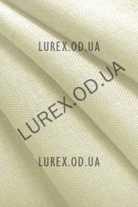 Однотонний льон мішковина жовтий крем JK-0194