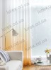 Тюль Лён растяжка оранжевый Т-961
