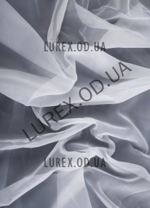 Однотонний Шифон Білий Т-1349 1,4м