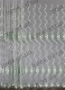 Тюль Вивальди фатин молочный+оливка Т-1258